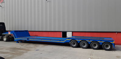 GT LOWBED SEMI TRAILERS which is knows also low loader and can carry heavy loads , excavators , construction machines, transformer, generator , cranes , caravans , army tanks and different kind of big machines. Lowbed Semi Trailers can be produced between 2 axles to 8 axles and loading capacity starting from 20 Tons to 180 Tons , rear or front loading Lowbed Trailers and platform as customer demand with different kind of specification according to demand. Self steering axles, hydraulic auto remote control axles, pool type chassis, Low bed Trailers hydraulic ramp, platform type chassis can be used in different kind of Low bed trailer