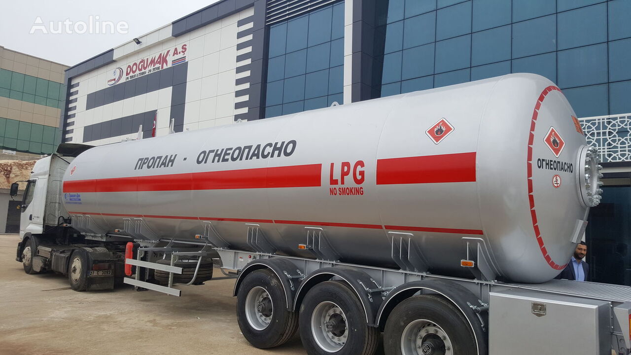 nová cisterna LPG Doğumak LPG Tanker Trailer gaz tankeri römork