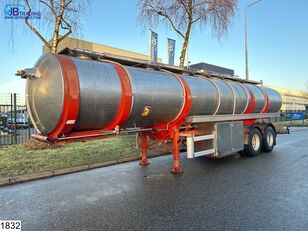 potravinová  cisterna BSL Food 28000 Liter, 6 Compartments, Stainless steel tank
