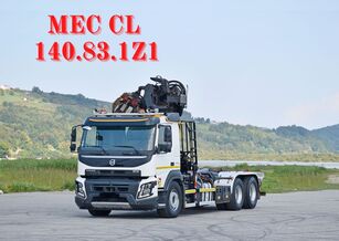 hákový nosič kontajnerov Volvo FMX 460 * Abrollkipper + MEC CL140.83.1Z1* TOP