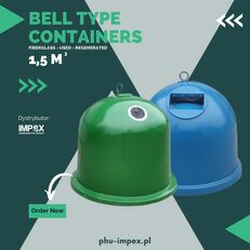kontajner na odpad Containers - BELL TYPE 1,5 m3 (fiberglass)