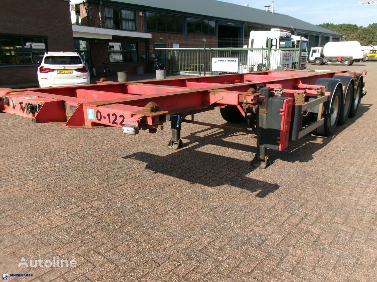 kontajnerovy naves Burg 3-axle container chassis 20,30 ft + ADR