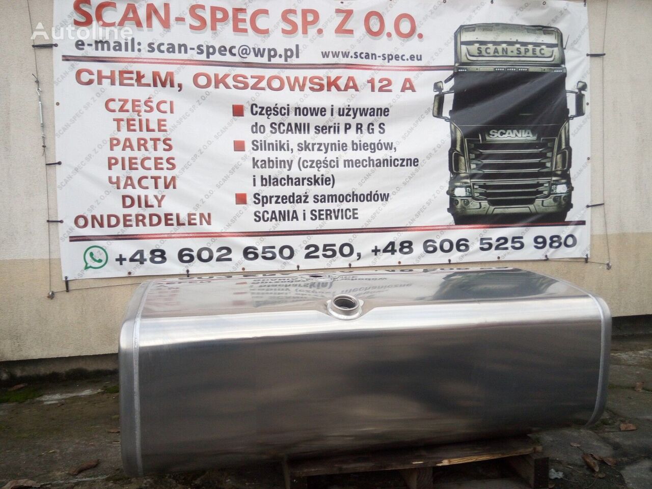 palivová nádrž Scania 1902143, 2371390 na ťahača Scania P R G