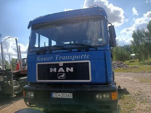 nákladné auto na prepravu dreva MAN 26.463 + príves na prepravu dreva