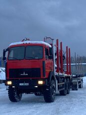 nový nákladné auto na prepravu dreva MAZ 6317F9-565-000 + príves na prepravu dreva