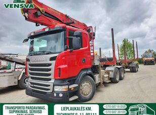 nákladné auto na prepravu dreva Scania R480 6x4 EPSILON E250L