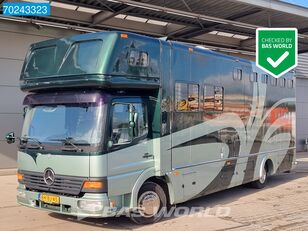 nákladné auto na prepravu koní Mercedes-Benz Atego 815 4X2 NL Horse Truck Pferdetransporter Euro 2