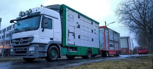 nákladné auto na prepravu zvierat Mercedes-Benz Actros 1844  Finkl 2 Stock + Pezzaioli 3 Stock