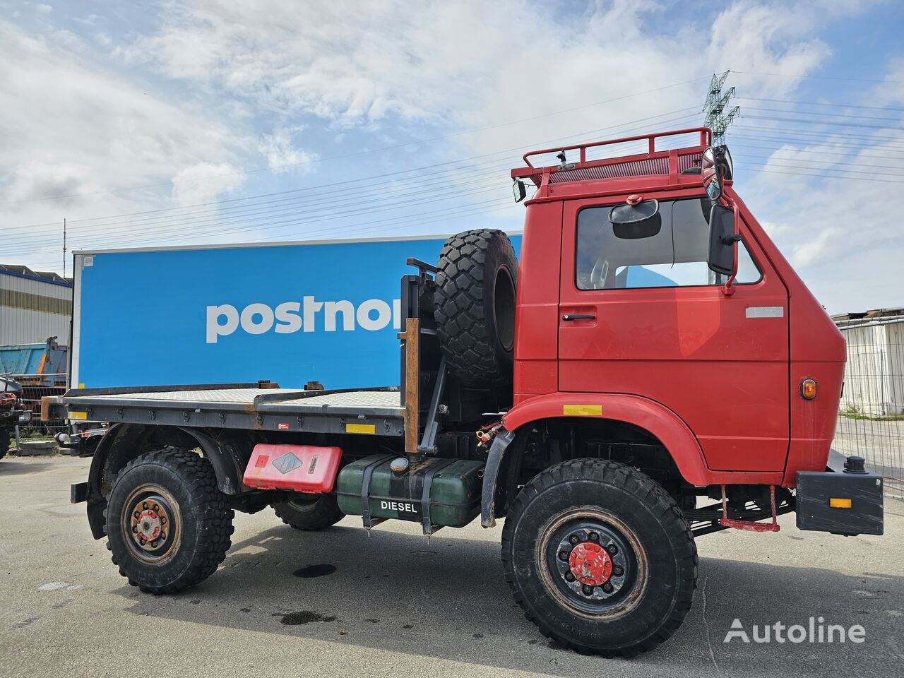nákladné auto platforma MAN VW-MAN FAE 8.136 4x4 EX-Militär/ Camping/ 8 to