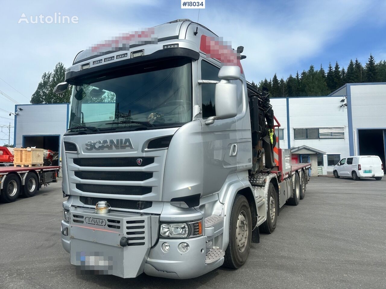 nákladné auto platforma Scania R730