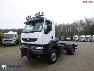nákladné auto podvozok Renault Kerax 380 DXI 4x4 Euro 5 chassis + PTO