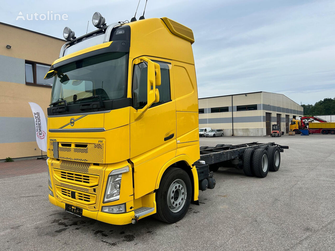 nákladné auto podvozok Volvo FH540 6X4 EURO6 + RETARDER + 9T FRONT AXLE