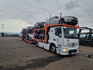 nákladné vozidlo na prepravu automobilov Mercedes-Benz Actros 1843 + príves na prepravu automobilov