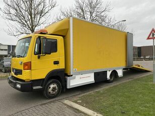 nákladné vozidlo na prepravu automobilov Nissan Atleon 140 Zárt járműszállító hydro platóval + CS