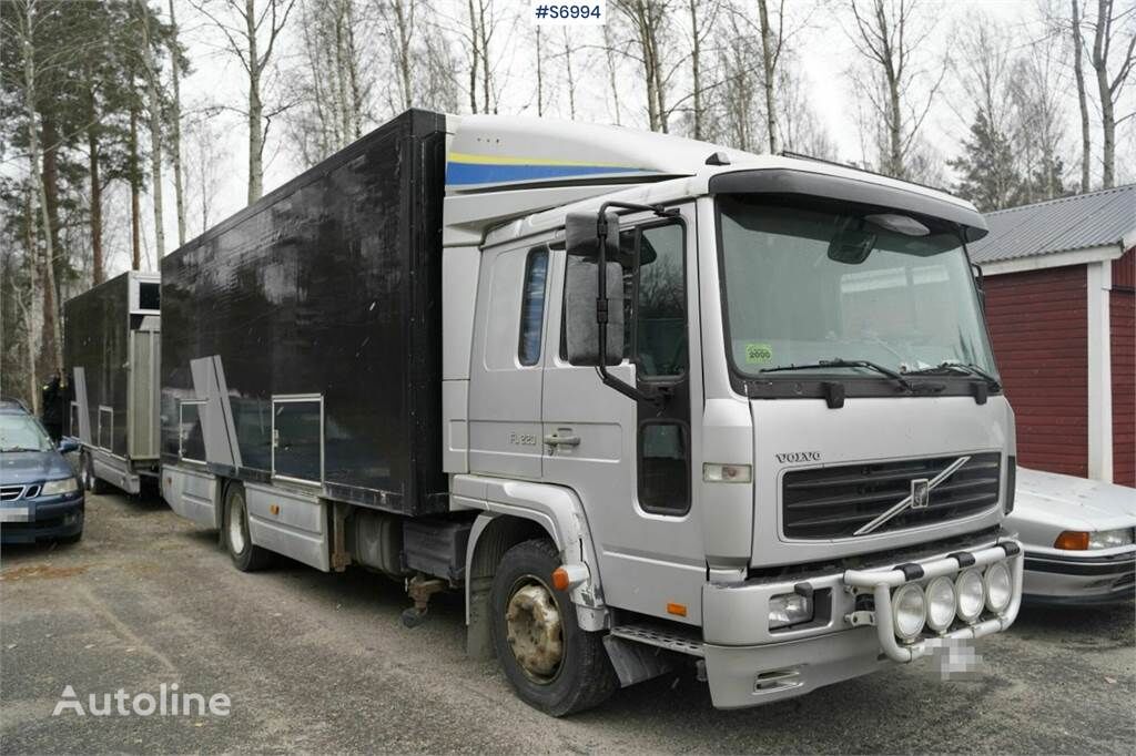 nákladné vozidlo na prepravu automobilov Volvo FL6 L (609) Car transport and specially built trai