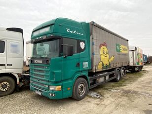 nákladne vozidlo s posuvnou plachtou Scania R 124 L BDF, LBW, Vollluftfederung, Schaltgetriebe