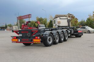 nový kontajnerovy naves NOVA 4 AXLE CONTAINER TRAILER LAST AXLE SELF STEERING