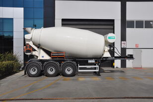 nový náves s domiešavačom betónu OKT TRAILER 3 AXLE MIXER SEMI TRAILER