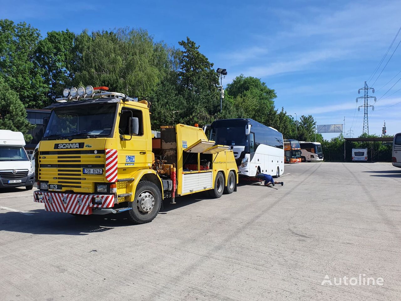 odťahové vozidlo Scania P113