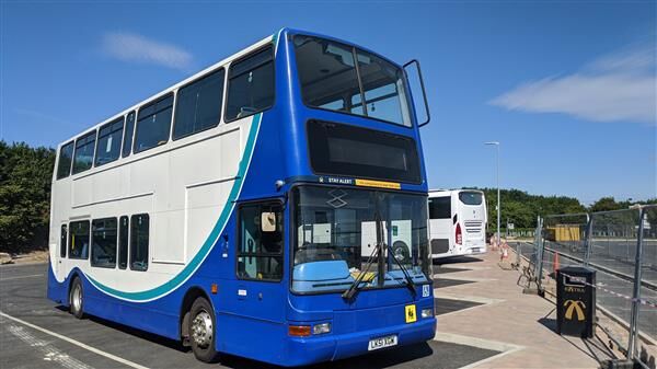 poschodový autobus Volvo B7 double decker, 74 belted seats PSVar, CCTV