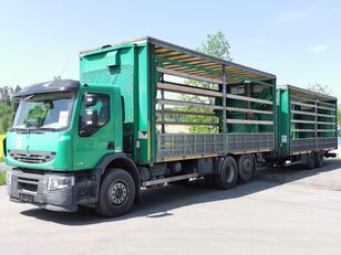 prepravník na prepravu hydiny Renault Premium L 430.26 + príves na prepravu zvierat