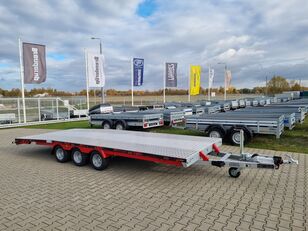 nový príves na prepravu automobilov TA-NO Scorpio 55 PREMIUM 3 axle car trailer 5,5m alu floor 3500kg GVW