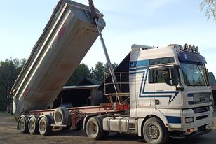 ťahač MAN TGA 18.480  + hydro+ tipper trailer 35m3