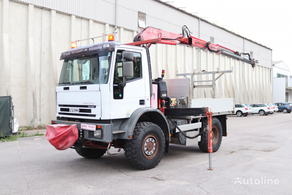 valník IVECO 140E24 4x4 Allrad Kran Fassi F95A.22 Funk 14T!