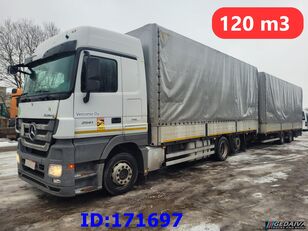 valník s plachtou Mercedes-Benz Actros 2541 6x2 Euro5 + príves plachta